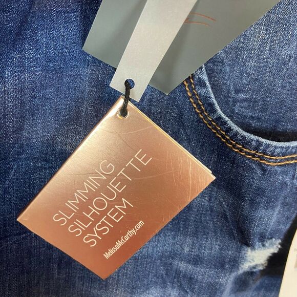 Melissa Mccarthy Seven 7 Skinny Jeans size 20 W Women's Blue Pencil Stretch - Picture 8 of 12